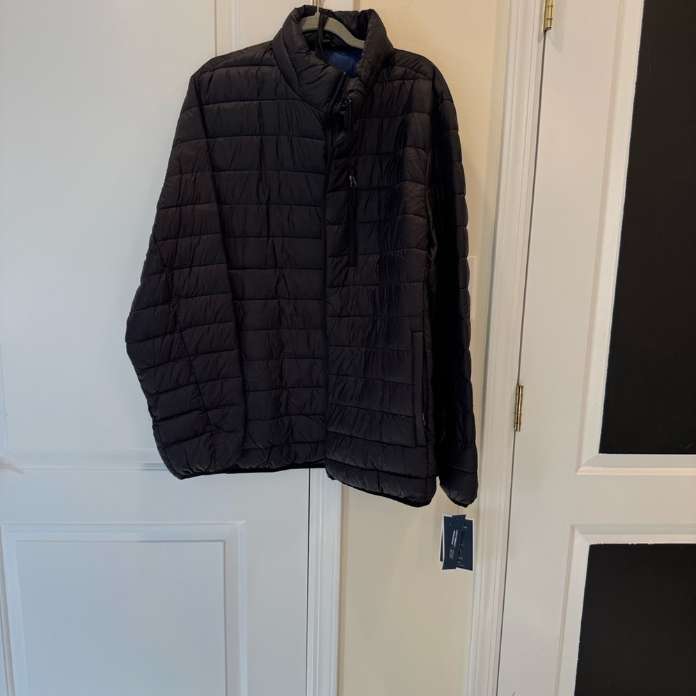 Men's Black Quilted Jacket